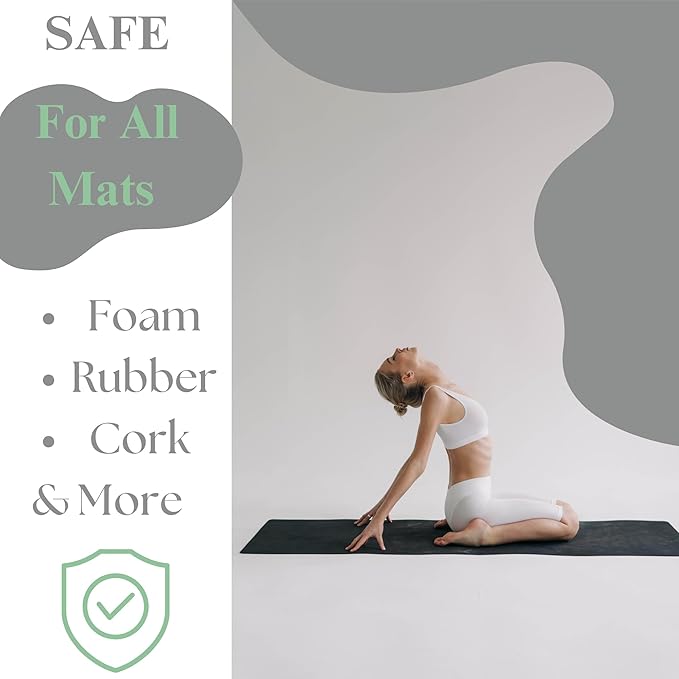 Black Diamond Stoneworks Yoga Mat Spray Cleaner: USDA Certified BIOBASED- Essential Oils, Safe for All Type of Materials, Exercise, Pilates, or Workout Mats. (1 quart/1 gallon)