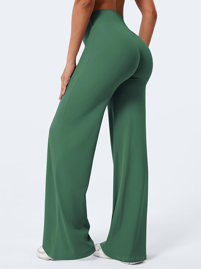 YEOREO Workout Leggings Womens No Front Seam Straight Leggings 29"/ 31.5"/ 33"/ 35" High Waist Buttery Eddiy Gym Yoga Pants