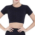 Seamless Yoga Four-Piece Set Supportive Fit and Contouring Comfort for Active Movement