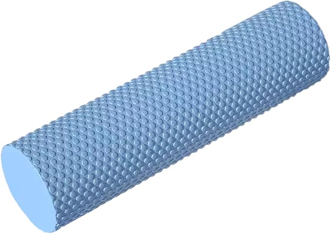 Foam Yoga Column, 2026 Upgrade Eva Long Foam Rollers with Trigger Point, Standard Foam Roller High-Density Massage Roller for Home Gym Travel Muscle Relif (Blue)