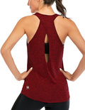 ICTIVE Womens Cross Backless Workout Tops for Women Racerback Tank Tops Open Back Running Muscle Tank Yoga Shirts