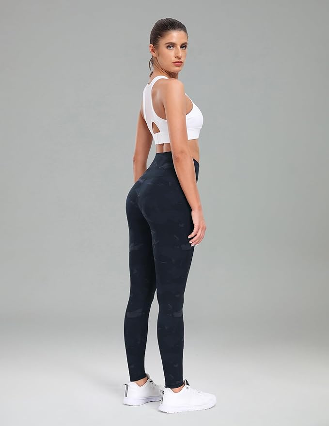 Colorfulkoala Women's High Waisted Tummy Control Workout Leggings Full Length Ultra Soft Yoga Pants 28"