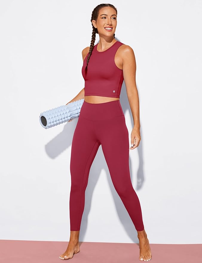 Natural Feelings Nudi Sports Bras for Women Removable Padded Yoga Tank Tops Sleeveless Fitness Workout Crop Tops