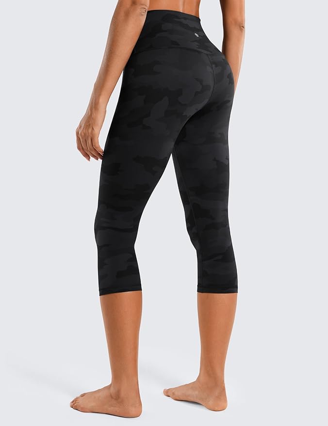 CRZ YOGA Butterluxe Yoga Capris Leggings 19'' - High Waisted Workout Buttery Soft Athletic Lounge Womens Crop Pants