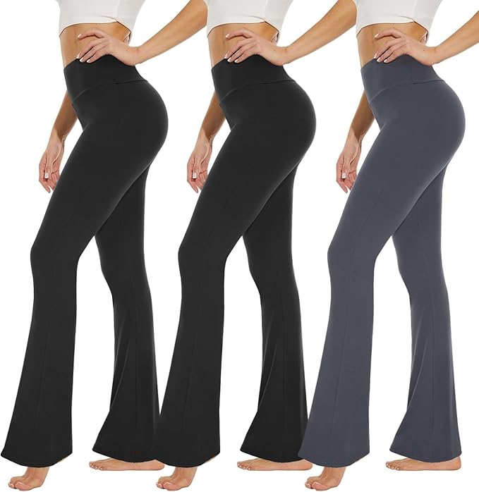 High Waisted Leggings for Women - Soft Athletic Tummy Control Yoga Pants for Cycling Dance Tights