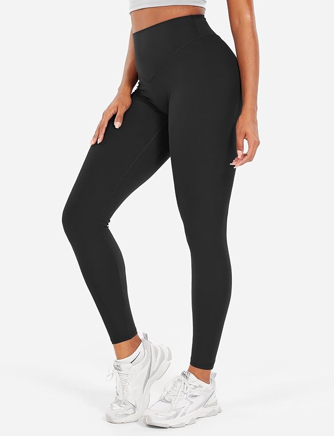 YEOREO Workout Leggings for Women Hidden Scrunch Tummy Control Leggings Agathia High Waisted Gym Yoga Pants