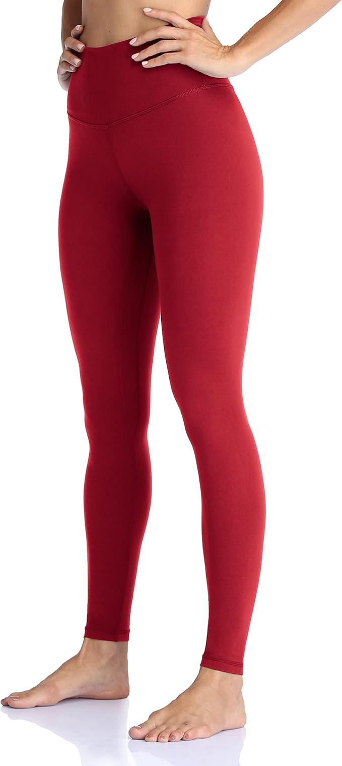 Colorfulkoala Women's High Waisted Tummy Control Workout Leggings Full Length Ultra Soft Yoga Pants 28"