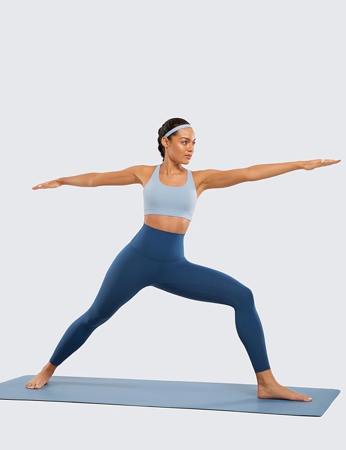CRZ YOGA Butterluxe Super High Waist Leggings 25"- Buttery Soft Womens Yoga Pants Workout Over Belly