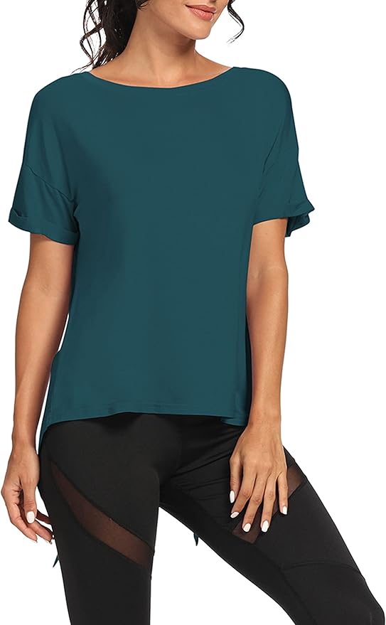 Bestisun Workout Tank Tops Open Back Yoga Exercise Shirts Tie Back Athletic Clothes for Women