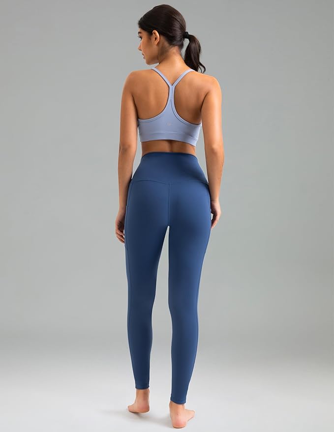Colorfulkoala Women's High Waisted Yoga Pants 7/8 Length Leggings with Pockets