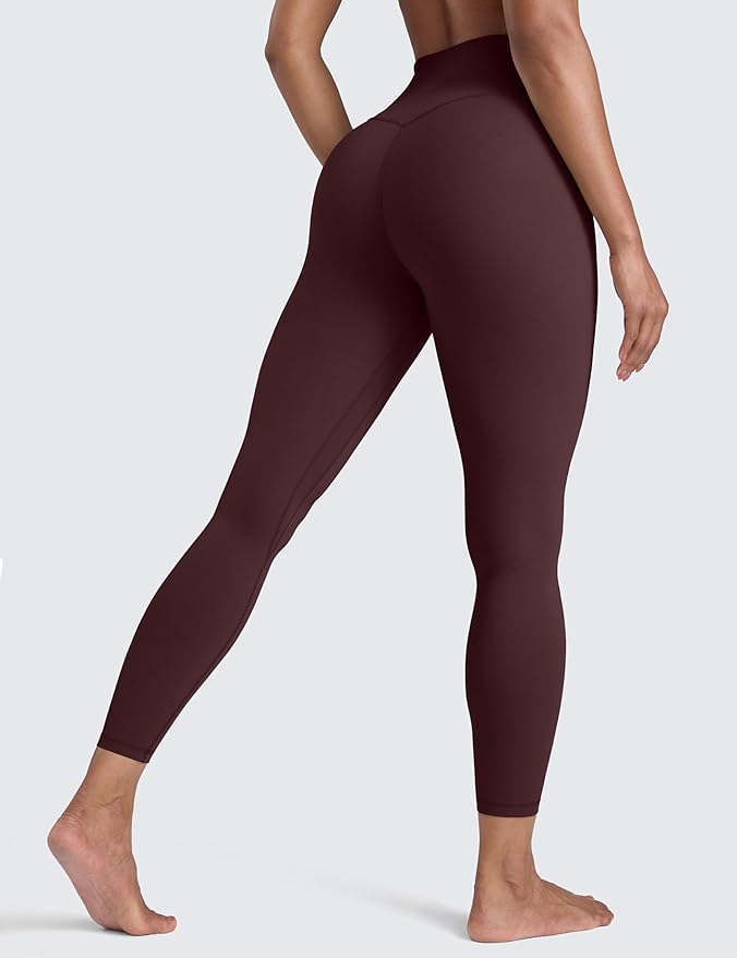 CRZ YOGA Butterlift Workout Leggings 25" - High Waisted Pilates Gym Athletic Womens Yoga Pants Buttery Soft