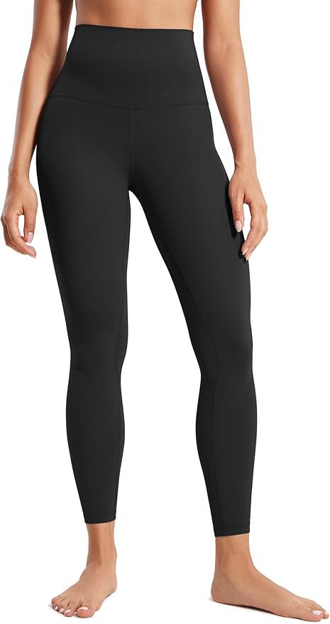 CRZ YOGA Butterluxe Super High Waist Leggings 25"- Buttery Soft Womens Yoga Pants Workout Over Belly