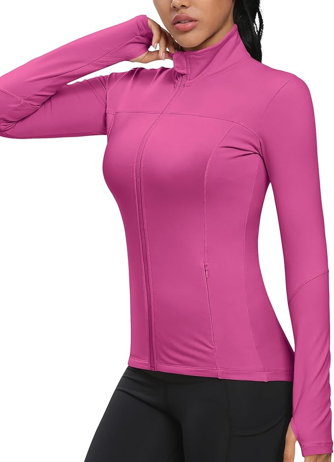 GYM RAINBOW Workout Jackets for Women Athletic Jacket Spring Running Yoga Jackets