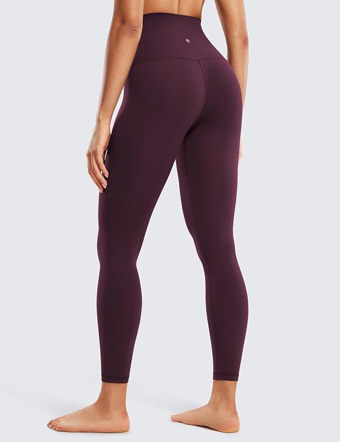 CRZ YOGA Butterluxe Super High Waist Leggings 25"- Buttery Soft Womens Yoga Pants Workout Over Belly