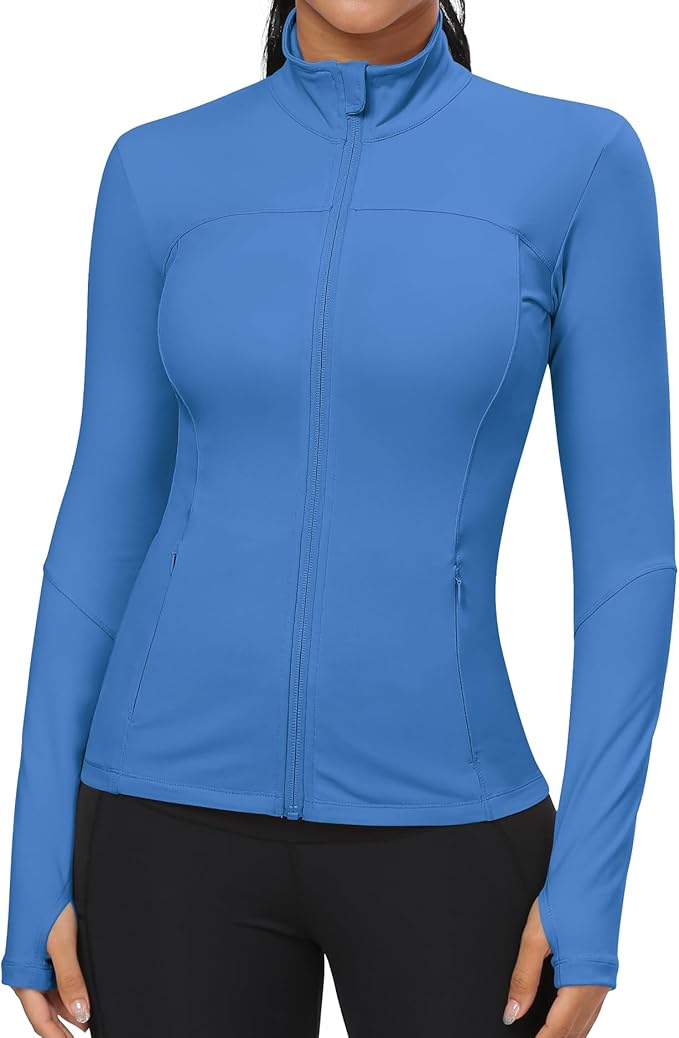 GYM RAINBOW Workout Jackets for Women Athletic Jacket Spring Running Yoga Jackets
