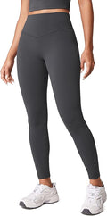 UNISSU Hugcurve No Front Seam High Waisted Workout Leggings for Women Buttery Soft Yoga Pants Gym Athletic Tights - 25''