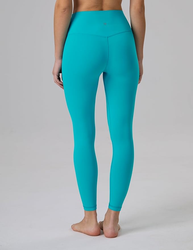Colorfulkoala Dreamlux No Front Seam Leggings for Women 25"/28" Inseam, High Waisted Buttery Soft Yoga Pants