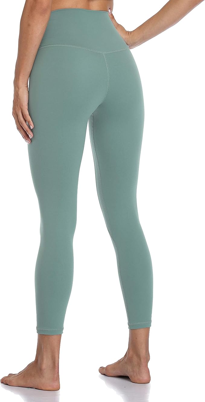 Colorfulkoala Women's High Waisted Tummy Control Workout Leggings 7/8 Length Ultra Soft Yoga Pants 25"