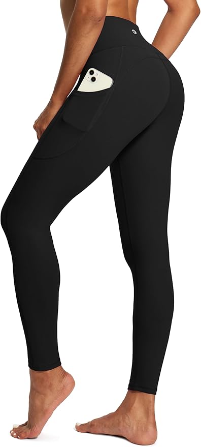 IUGA High Waist Yoga Pants with Pockets, Leggings for Women Tummy Control, Workout Leggings for Women 4 Way Stretch