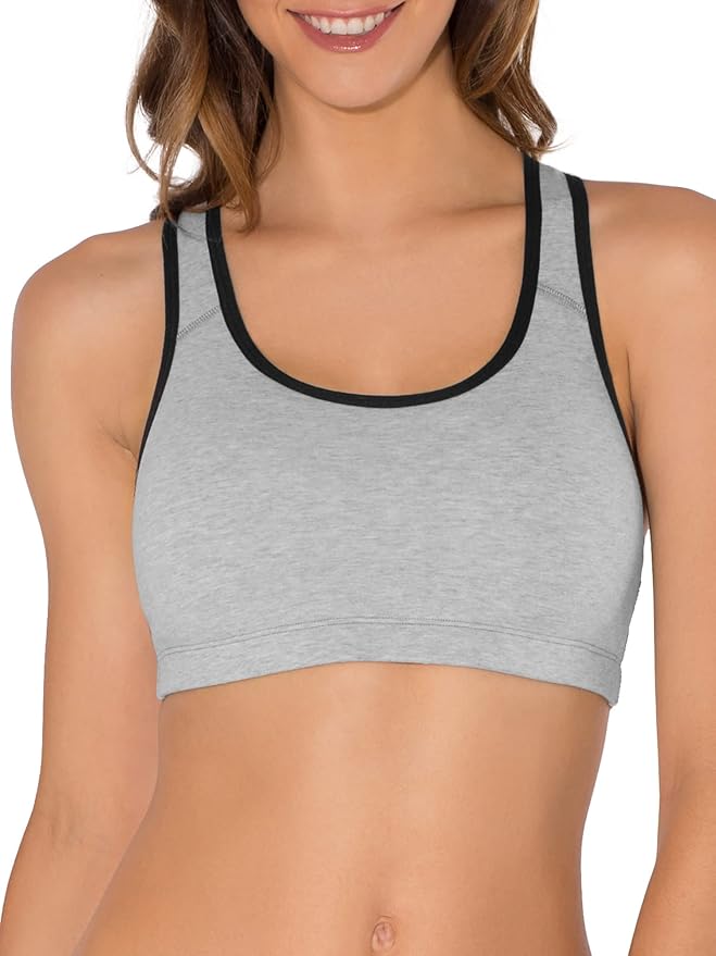 Fruit of the Loom Women's Cotton Tank Bra for Women - Ultimate Comfort & Breathable Fit