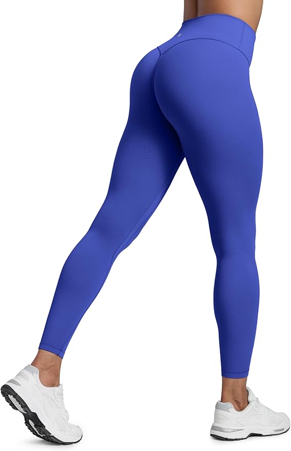 CRZ YOGA Secretsculpt Butterlift Workout Leggings 25" - No Front Seam High Waisted Womens Yoga Pants Booty Scrunch Butt