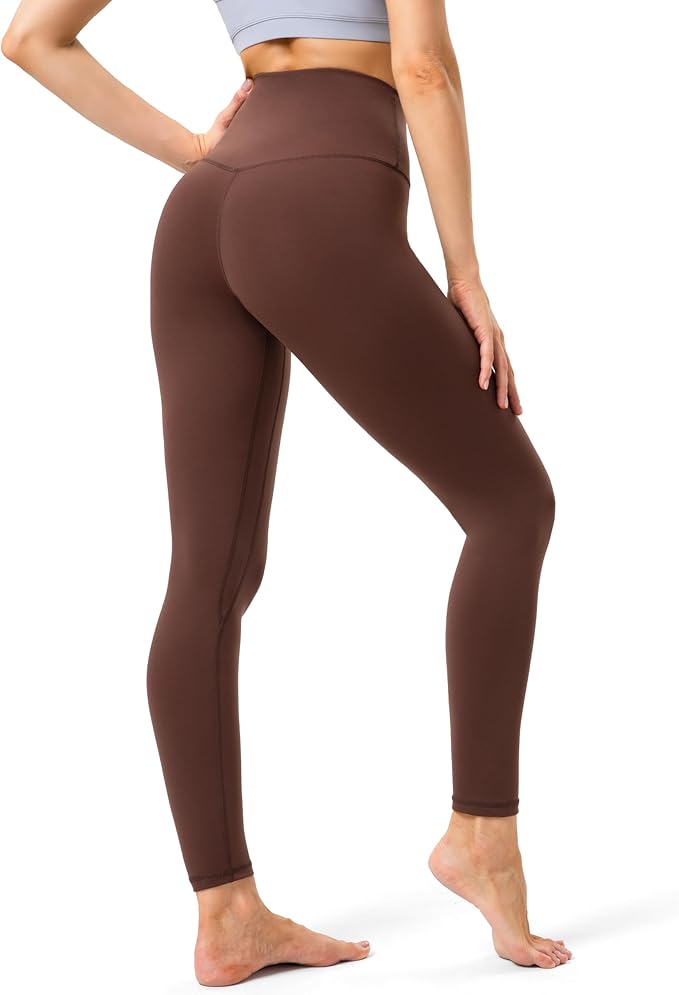 YUNOGA Women's Ultra Soft High Waisted Seamless Leggings Tummy Control Yoga Pants