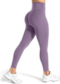 Unthewe Naked-Feel No Front Seam Leggings for Women - High Waisted Buttery Soft Workout Yoga Pants 25"