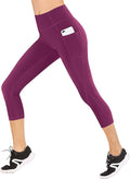Heathyoga Capri Leggings for Women High Waisted Capri Leggings with Pockets for Women Tummy Control Yoga Pants Women