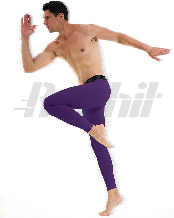 Runhit Men’s Compression Pants Running Tights Workout Leggings Athletic Base Layer Pants for Sports Yoga Basketball