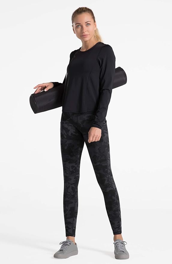 Dragon Fit High Waist Yoga Leggings with 3 Pockets,Tummy Control Workout Running 4 Way Stretch Yoga Pants