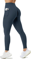 Unthewe Naked-Feel No Front Seam Leggings for Women - High Waisted Buttery Soft Workout Yoga Pants 25"