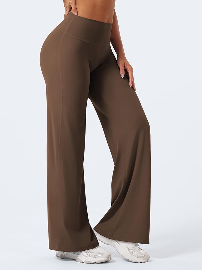 YEOREO Workout Leggings Womens No Front Seam Straight Leggings 29"/ 31.5"/ 33"/ 35" High Waist Buttery Eddiy Gym Yoga Pants