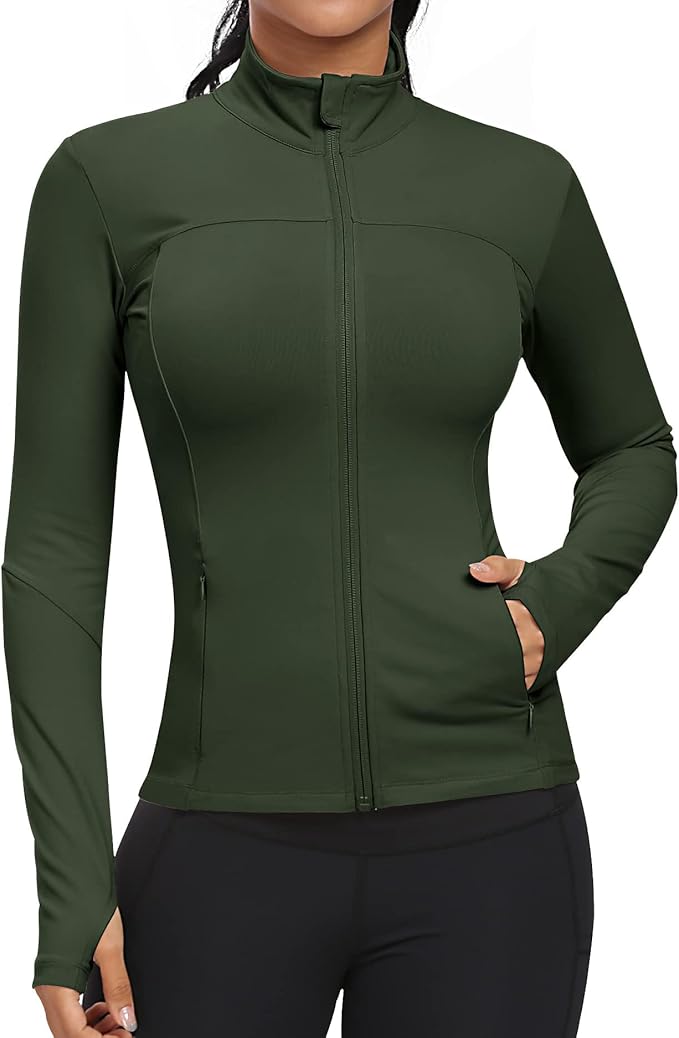 GYM RAINBOW Workout Jackets for Women Athletic Jacket Spring Running Yoga Jackets