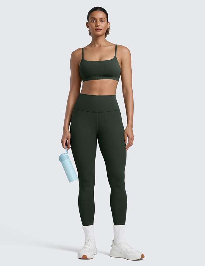 CRZ YOGA Butterlift Workout Leggings 28" - High Waisted Pilates Gym Athletic Womens Yoga Pants Buttery Soft