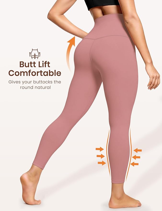 Laite Hebe Leggings for Women - High Waisted Full Length Buttery Soft Yoga Pants for Workout Athletic Daily