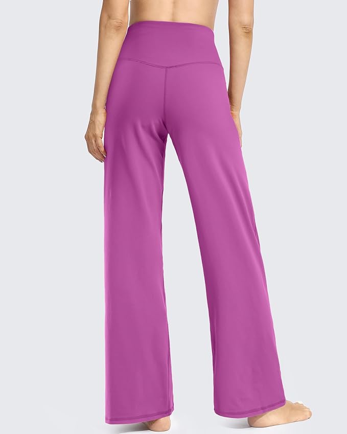 Promover Wide Leg Pants Woman Yoga Pants with Pockets Stretch Loose Casual Lounge Sweatpants Petite/Regular/Tall