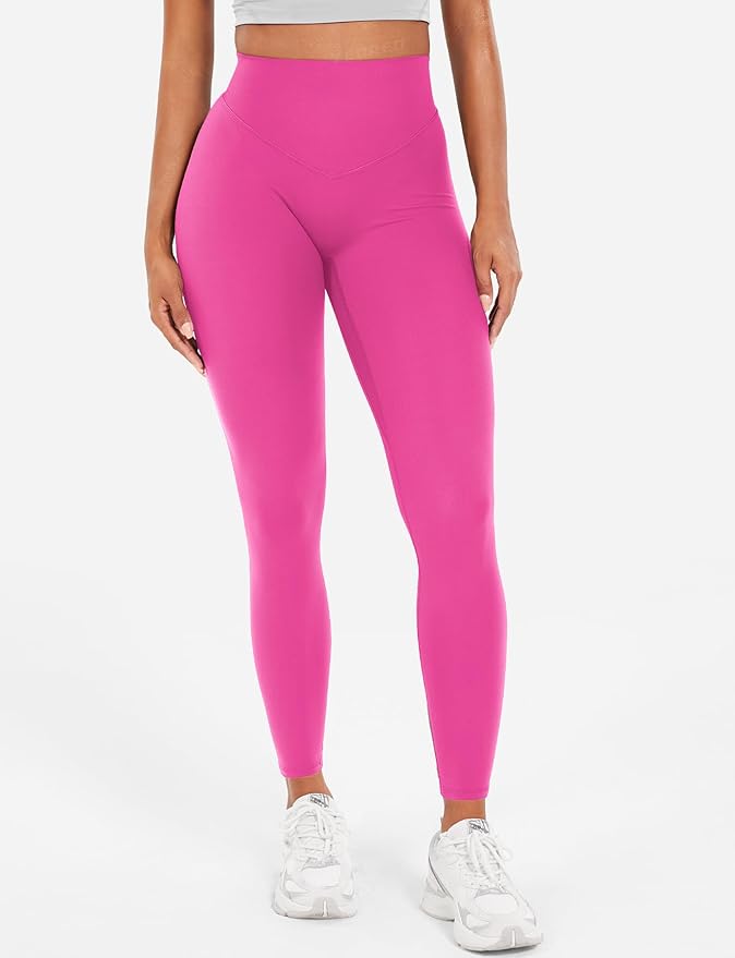 YEOREO Workout Leggings for Women Hidden Scrunch Tummy Control Leggings Agathia High Waisted Gym Yoga Pants