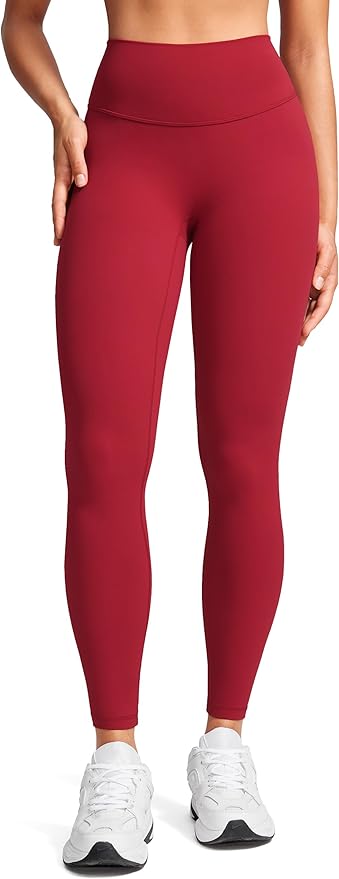 INGIA Womens High Waist No Front Seam Scrunch Butt Leggings Workouts 25 Inches V-Back Scrunch Booty Gym Yoga Pants