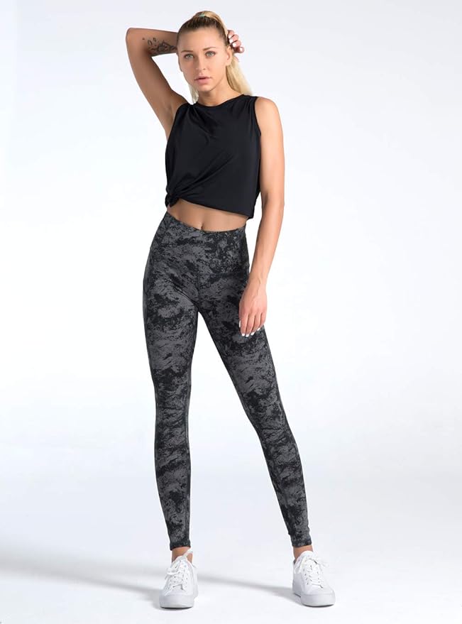Dragon Fit High Waist Yoga Leggings with 3 Pockets,Tummy Control Workout Running 4 Way Stretch Yoga Pants