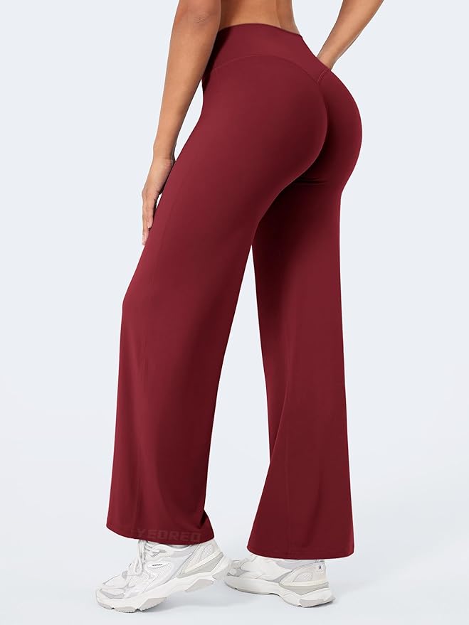 YEOREO Workout Leggings Womens No Front Seam Straight Leggings 29"/ 31.5"/ 33"/ 35" High Waist Buttery Eddiy Gym Yoga Pants