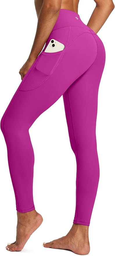 IUGA High Waist Yoga Pants with Pockets, Leggings for Women Tummy Control, Workout Leggings for Women 4 Way Stretch