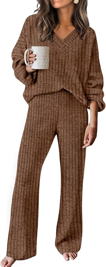 RUMIA Lounge Sets for Women 2026 Vacation Matching Track Suits Sweater Fall Outfits (S-2XL)