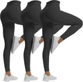 Aoxjox High Waisted Workout Leggings for Women Trinity Yoga Pants 26.5"