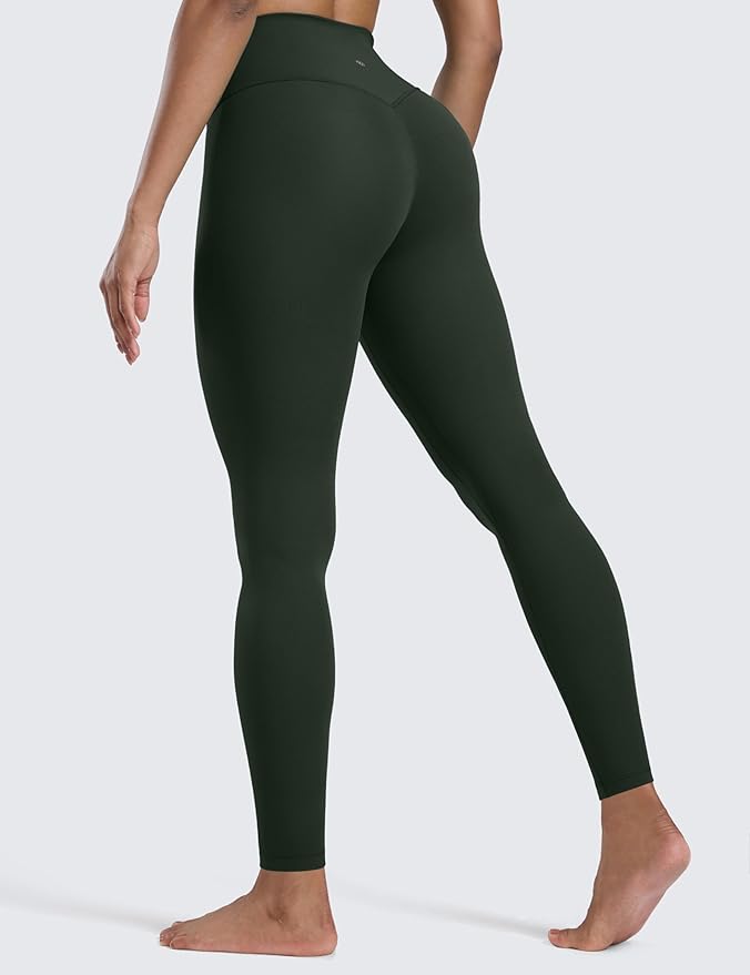CRZ YOGA Butterlift Workout Leggings 28" - High Waisted Pilates Gym Athletic Womens Yoga Pants Buttery Soft