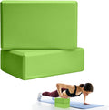 2 Pcs Yoga Blocks, 9"x6"x3" Foam Blocks Yoga Props for Pilates Stretching and Meditation Exercise Blocks Lightweight Yoga Essentials