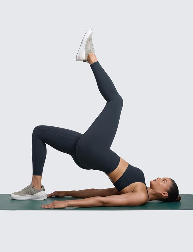 CRZ YOGA Secretsculpt Butterlift Workout Leggings 25" - No Front Seam High Waisted Womens Yoga Pants Booty Scrunch Butt