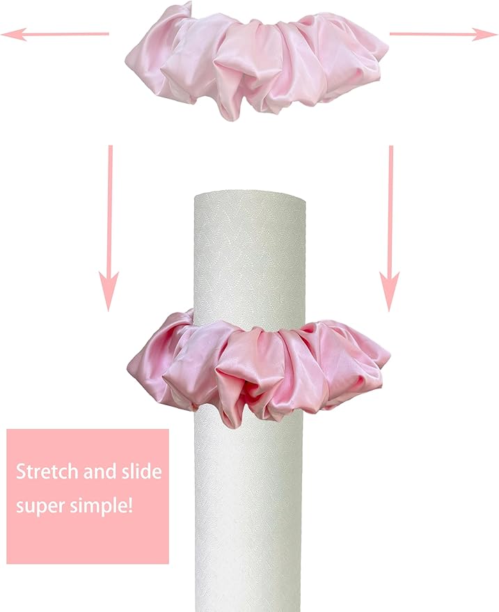 Yoga Mat Scrunchie - Yoga Mat Strap Band - Fits All Standard Yoga Mats (Not Suitable for Overly Thick Mats)