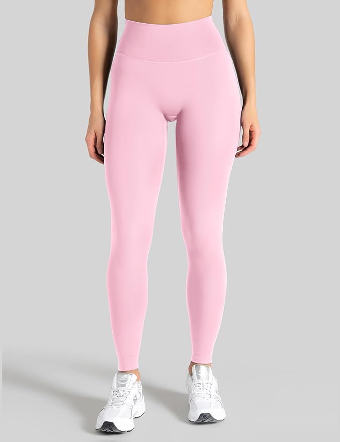 Unthewe Naked-Feel No Front Seam Leggings for Women - High Waisted Buttery Soft Workout Yoga Pants 25"