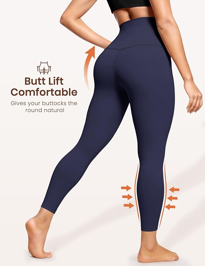 Laite Hebe Leggings for Women - High Waisted Full Length Buttery Soft Yoga Pants for Workout Athletic Daily