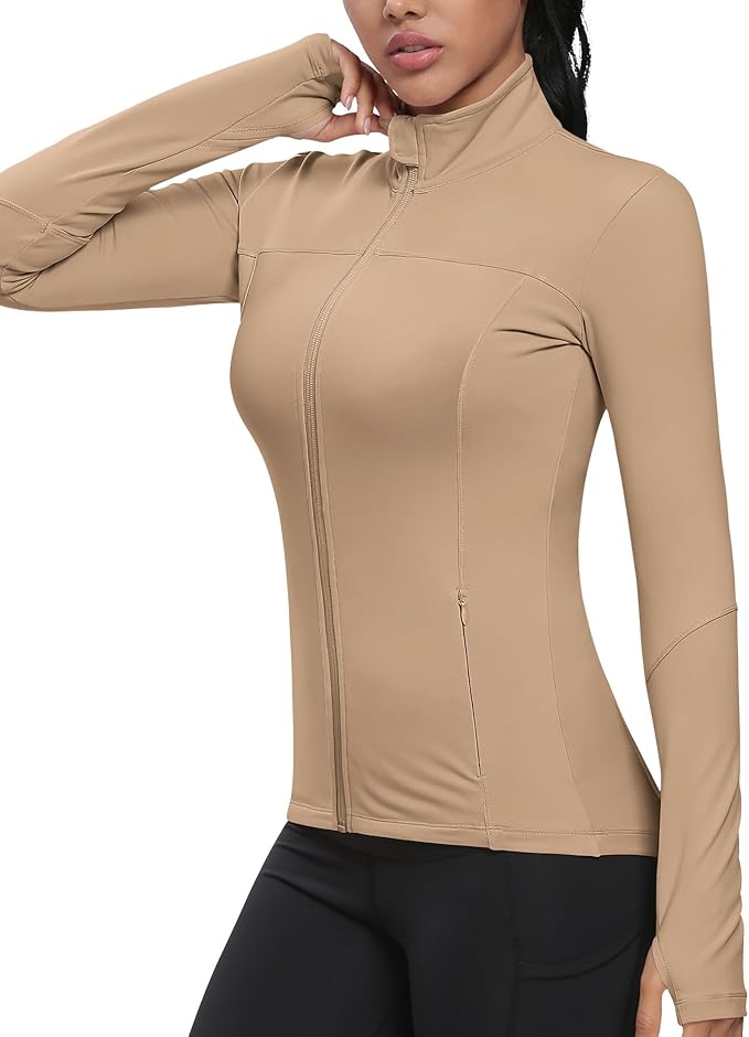 GYM RAINBOW Workout Jackets for Women Athletic Jacket Spring Running Yoga Jackets